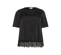 KAFFE CURVE Chemisier 'Hilla Lace' noir, Taille 4XL