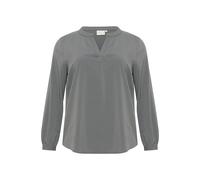 KAFFE CURVE Chemisier 'Janna' gris fumé, Taille 6XL