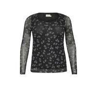 KAFFE CURVE Chemisier 'KC Autumna' gris / vert, Taille XL