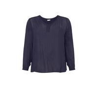 Blouse manches longues femme KAFFE Curve Ami Bleu 52