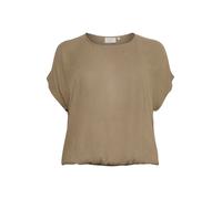 KAFFE CURVE Chemisier 'KCAmi Stanley' beige foncé, Taille 4XL