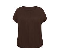 KAFFE CURVE Chemisier 'KCAmi Stanley' brun foncé, Taille M