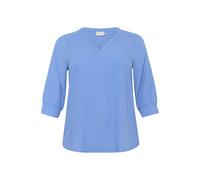 KAFFE CURVE Chemisier 'KCLunda' bleu, Taille XXL