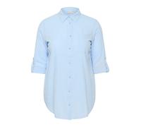 Kaffe Curve Femme Plus-size Women's Regular Fit Below Hip Long Sleeves Tunic Shirt, Windsurfer, 46 Grande Taille EU