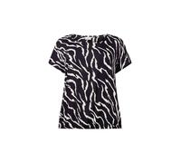 KAFFE CURVE Chemisier 'Sonna Stanley' crème / noir, Taille XL-XXL