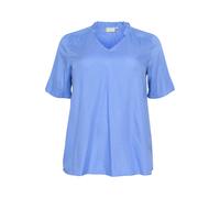 KAFFE CURVE Chemisier 'Tine' azur, Taille 5XL