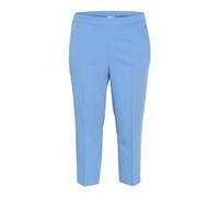 Kaffe Curve - Flow Pantalon Court avec Taille Élastique - Femme - Pantalons - Bleu - Taille: 44 FR