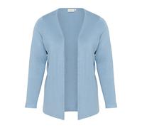 Kaffe Curve - Gilet ouvert devant Faded Denim - Femme - Pulls - Bleu - Taille: 44 FR