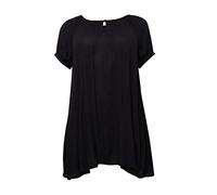 Kaffe Curve Kaffe Curve Plus-Size Women's Tunic Short Sleeves Round Neck Relaxed Fit Tunic Femme (Lot de 1)