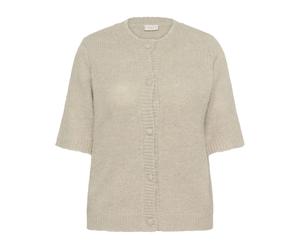 Kaffe Curve - KArosie Cardigan - Femme - Pulls - Gris - Taille: 42 FR