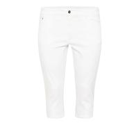 Kaffe Curve - Kczena Capri - Femme - Jeans - Blanc - Taille: 50 FR