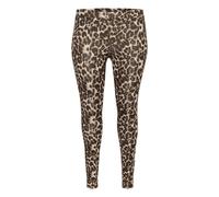 KAFFE CURVE Leggings 'Peppi' sépia / noir, Taille XL