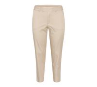 Kaffe Curve - Pantalon Chino Gris Plume Courte - Femme - Pantalons - Beige - Taille: 54 FR
