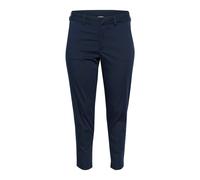 Kaffe Curve - Pantalon Chino Midnight Marine - Femme - Pantalons - Bleu - Taille: 48 FR