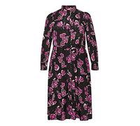 Kaffe Curve Plus-Size Women's Dress Midi-Length Long Sleeves Buttons Regular Fit