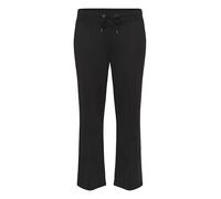 Kaffe Curve Plus-Size Women's Pants Straight Legs Elastic Waist Cropped Length
