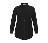 Kaffe Curve Plus-Size Women's Shirt Tunic Regular Fit Below Hip Long Sleeves