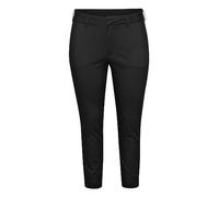 Kaffe Curve Plus-Size Women's Trousers Cropped Chino Pants Slim Fit Zipper Femme