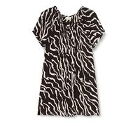 Kaffe Curve Plus-Size Women's Tunic Short Sleeves Round Neck Printed Casual Fit