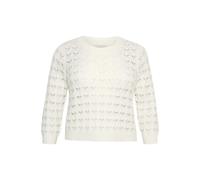 KAFFE CURVE Pull-over 'Helena' blanc, Taille S
