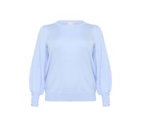 KAFFE CURVE Pull-over 'KCLizzy' bleu clair, Taille M