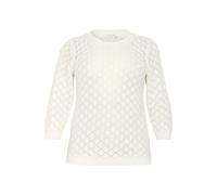KAFFE CURVE Pull-over 'KCMani' blanc, Taille 7XL