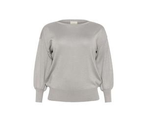 KAFFE CURVE Pull-over 'KCRegitta' gris clair, Taille L