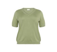 KAFFE CURVE Pull-over 'Lizzy' vert clair, Taille L