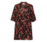 KAFFE CURVE Robe 'Ami' rouge feu / rouge pastel / noir, Taille 52