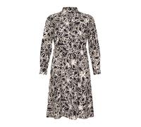 KAFFE CURVE Robe-chemise 'KCHaliah' beige / noir, Taille 52