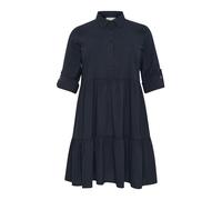 KAFFE CURVE Robe-chemise 'KCnana' bleu marine, Taille 48