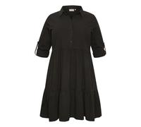 KAFFE CURVE Robe-chemise 'Nana' noir, Taille 50