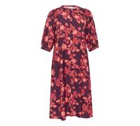 KAFFE CURVE Robe 'Maddi' saumon / rouge pastel / rouge foncé, Taille 44