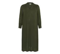 KAFFE CURVE Robe 'Miriam' vert foncé, Taille 52