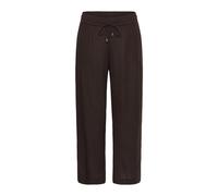 Kaffe Curve - Sakira Cropped Pantalons - Femme - Pantalons - Brun - Taille: 44 FR
