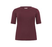 KAFFE CURVE T-shirt 'KCCarina' lie de vin, Taille XL