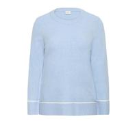 Kaffe Curve - Tricot à col rond - Femme - Pulls - Bleu - Taille: 40 FR