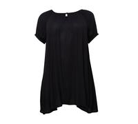 Kaffe Curve Plus-Size Women's Tunic Short Sleeves Round Neck Relaxed Fit