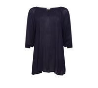Kaffe Curve Femme Kaffe Curve Women's Plus Size Tunic 3/4 Sleeves A-shape Blouse, Midnight Marine, 52 Grande taille EU
