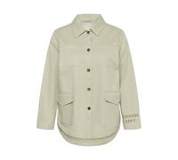 KAFFE CURVE Veste mi-saison 'KCCicana' beige / marron, Taille 5XL