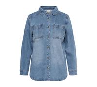 KAFFE CURVE Veste mi-saison 'KCleoana' bleu denim, Taille XXL