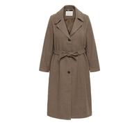 KAFFE CURVE Veste mi-saison 'Nanny' marron chiné, Taille XXL