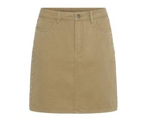 Kaffe - Denim Skirts - Femme - Jupes - Beige - Taille: 40 FR