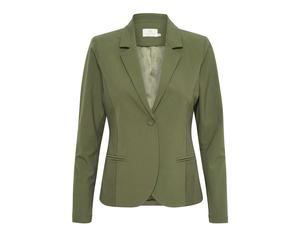 Kaffe - Élégant Jillian Blazer en Grape Leaf - Femme - Vestes - Vert - Taille: 34 FR