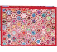 Kaffe Fassett's Fabulous Florals Quilt Jigsaw Puzzle for Adults: 1000 Pieces