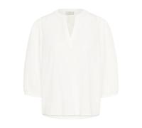Kaffe, Femme, Blouses et Chemises, Blanc, Taille: 44 FR Chemisier Simple avec Manches ¾