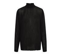 Kaffe, Femme, Blouses et Chemises, Noir, Taille: 44 FR Chemisier noir profond à manches longues