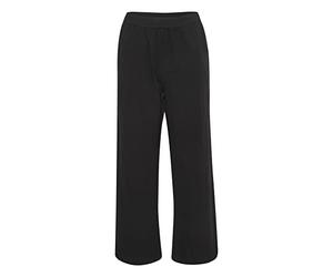 KAFFE Femme Kanaya Wide Casual Pants, Black Deep, 36 EU