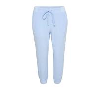 Kaffe, Femme, Pantalons, Bleu, Taille: 38 FR Pantalon Capri Bleu Vue Coton Doux