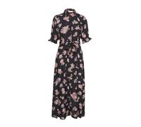Kaffe, Femme, Robes, Multicolore, Taille: 40 FR Robe Maxi Noire Profonde avec Manches Bouffantes